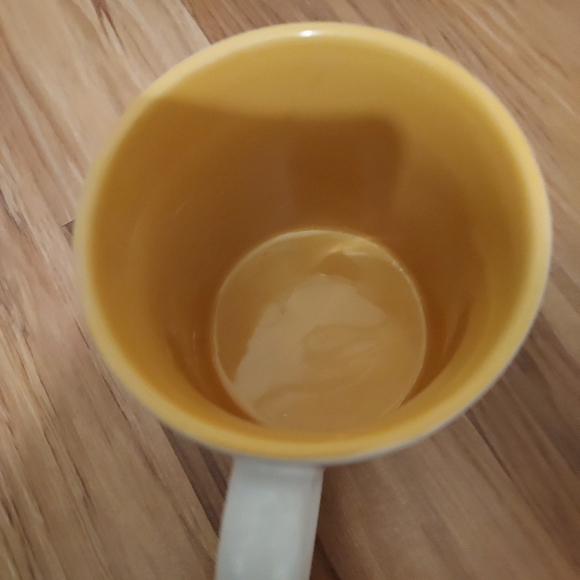 Disney Mickey Mouse Large Coffee Tea Mug You're #1 Painting Yellow Interior - Picture 6 of 7